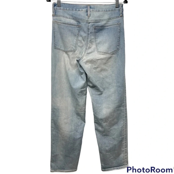 Athleta Sculptek Slim Straight Jean in Zion Wash Size 8 Tall - Picture 12 of 13